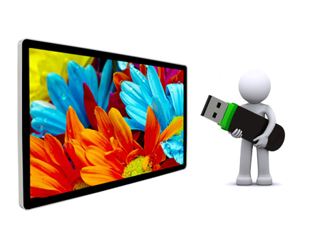 液晶廣告機不能識別移動硬盤怎么辦？